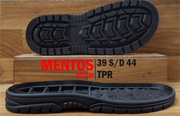 Sol Sepatu Pria MENTOS HITAM TPR